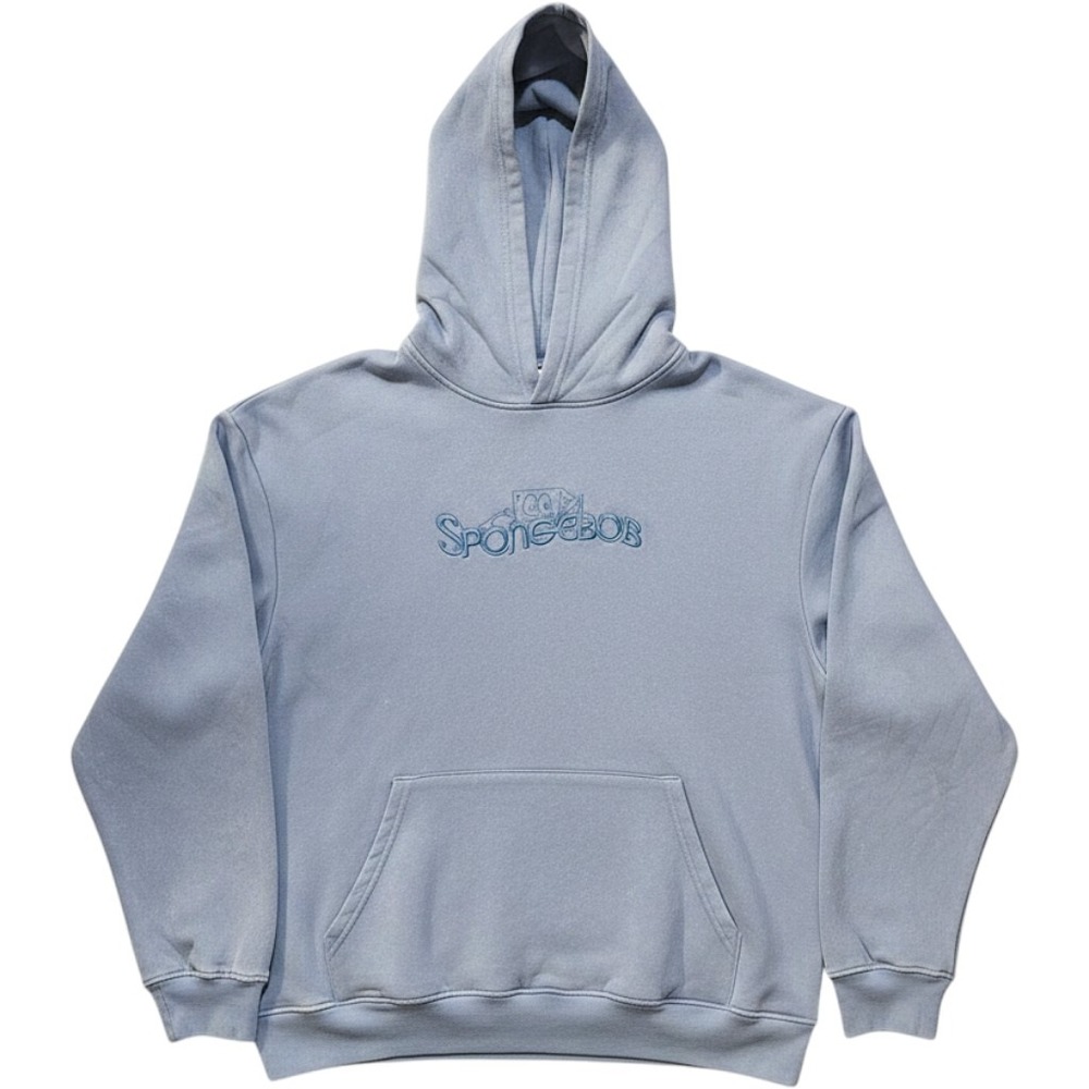 SpongeBob SquarePants‎ Aloha From Bikini Bottom Blue Graphic Hoodie Mens Medium